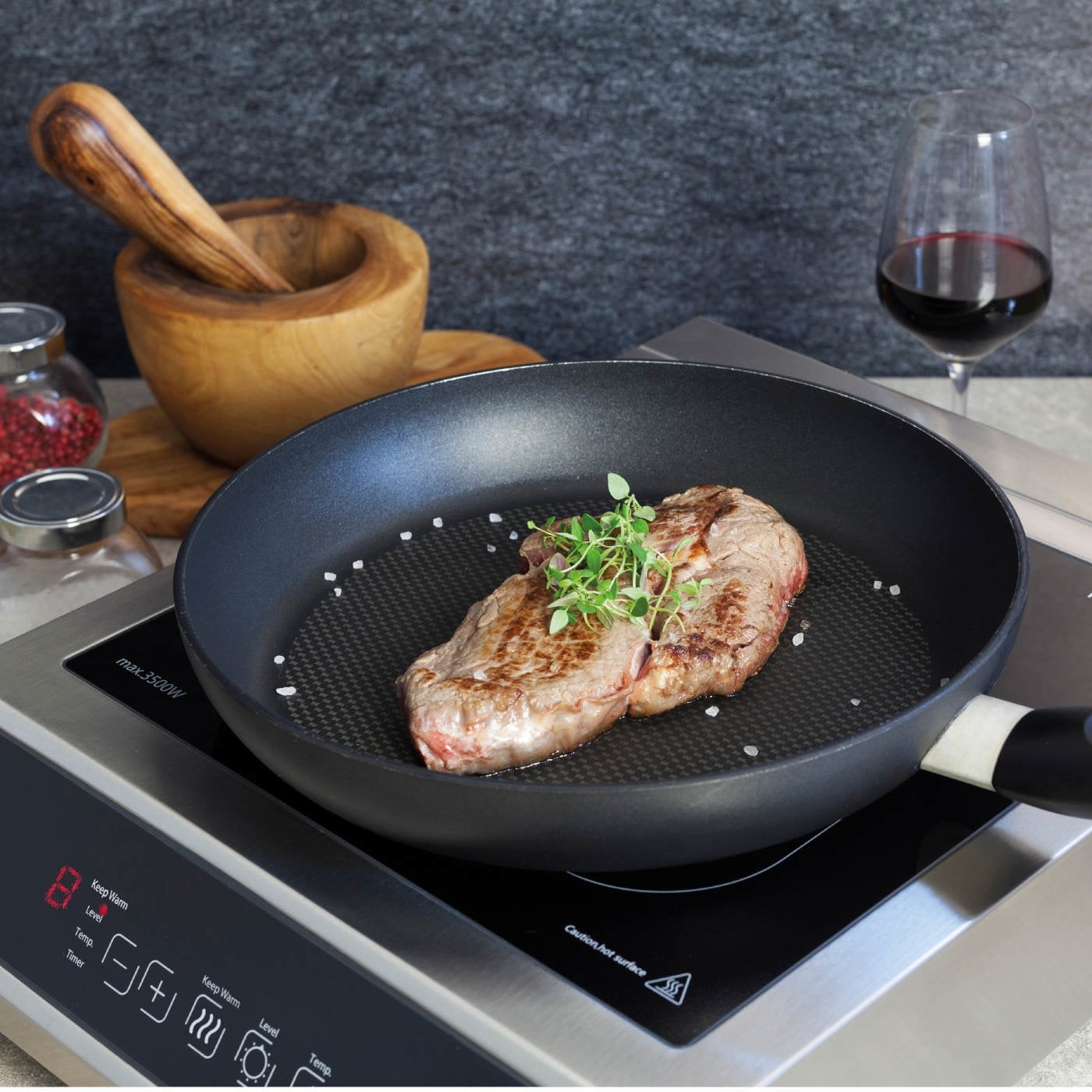 Caso Induktion IP 3500 Pro, Ø 28 cm, timer Caso Induktion IP 3500 Pro, Ø 28 cm, timer